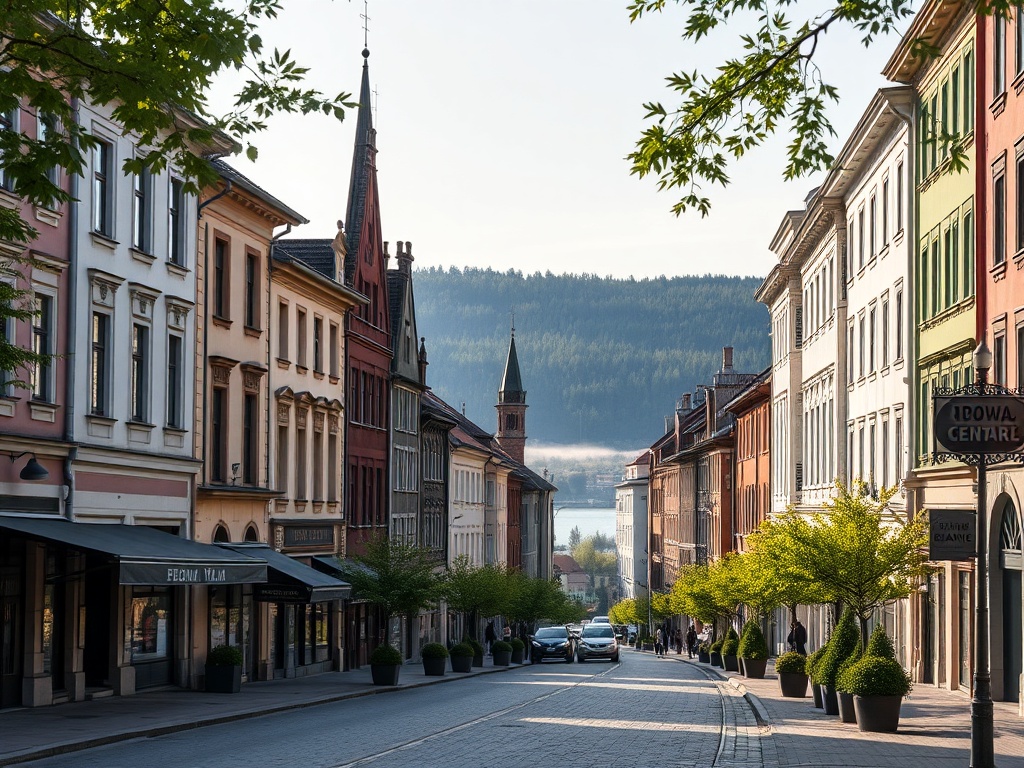 Malownicza ścieżka spacerowa w okolicach Iławy wśród zieleni przyrody — idealna na wiosenny weekend
